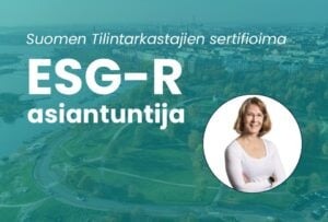 ESG-R-asiantuntija esittelyssä: Maija Laurikkala-Dewes