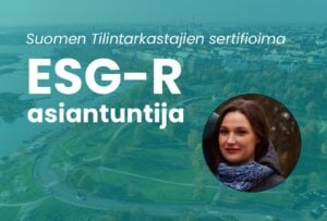 ESG-R-asiantuntija esittelyssä: Tea Ljungqvist-Karlson